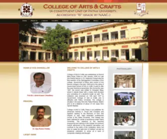 Collegeofartsandcraftspu.in(Patna University) Screenshot