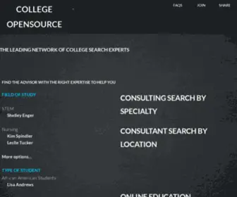 Collegeopensource.com(College OpenSource Homepage 2) Screenshot