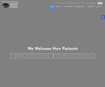 Collegeoptical.com(College Optical Express) Screenshot