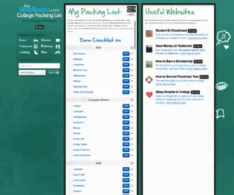 Collegepackinglist.com(College Packing List) Screenshot