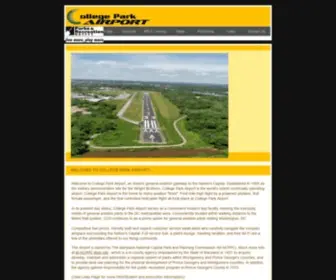 Collegeparkairport.aero(CGS) Screenshot