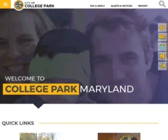 Collegeparkmd.gov(Welcome to the City of College Park in Maryland. College Park) Screenshot