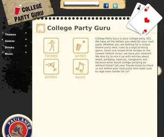 Collegepartyguru.com(College Party Guru) Screenshot