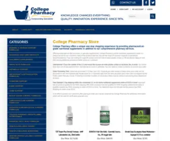 CollegepharmacyStore.com(College Pharmacy Store) Screenshot