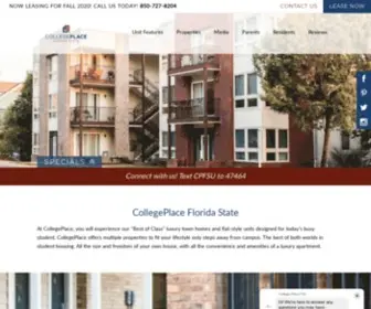 Collegeplacefsu.com(Student Apartments for Rent in Florida) Screenshot