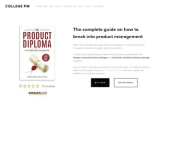 Collegeproductmanager.com(College PM) Screenshot