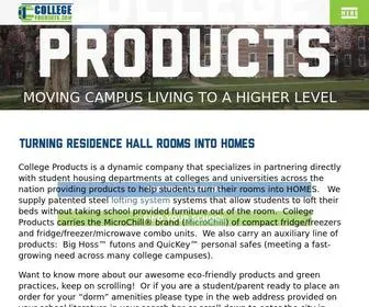 Collegeproducts.com(MicroChill Fridges & Futons for Your College) Screenshot