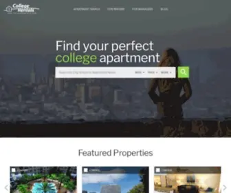 Collegerentals.com(Off-Campus Housing and Student Apartments) Screenshot