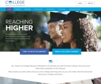 Collegeresourcenetwork.com(College Degrees and Scholarships Search) Screenshot