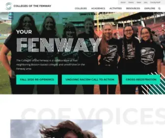 Colleges-Fenway.org Screenshot