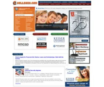 Colleges.com(/College/Scholarships/fafsa/Student Loans/Online) Screenshot