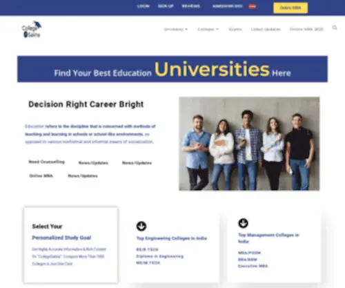 Collegesakha.com(College Sakha) Screenshot