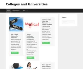 Collegesanduniversities.org(Collegesanduniversities) Screenshot