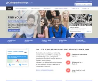 Collegescholarships.com(College Scholarships.com) Screenshot