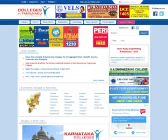 Collegesintamilnadu.com(Higher Education Tamil Nadu) Screenshot