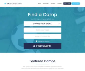 Collegesoftballcamps.com(Find a Camp) Screenshot