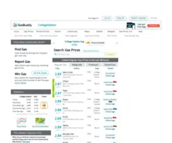 Collegestationgasprices.com(College Station Gas Prices) Screenshot