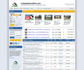 Collegestationrent.com(College Station Rent) Screenshot