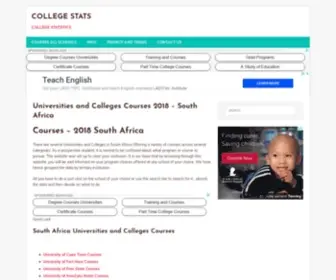 Collegestats.co.za(College Stats) Screenshot
