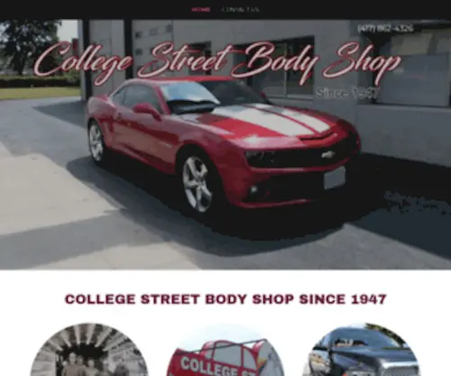 Collegestreetbodyshop.com(collegestreetbodyshop) Screenshot