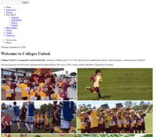Collegesunited.org.au(Collegesunited) Screenshot
