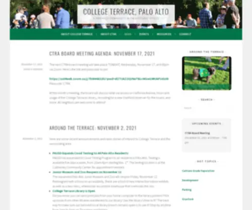 Collegeterrace.org(A Friendly Community With Historic Roots) Screenshot