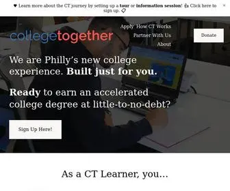 Collegetogether.org(College Together) Screenshot