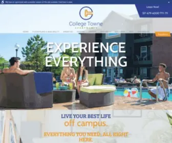 Collegetowneapartments.com(College Towne Apartments) Screenshot