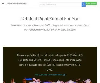 Collegetuitioncompare.com(College Tuition Compare) Screenshot