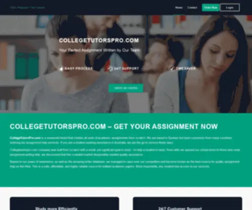 Collegetutorspro.com(Custom Assignment Help) Screenshot
