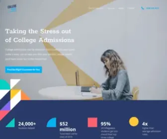 Collegewise.com(College Admissions & Application Counseling) Screenshot