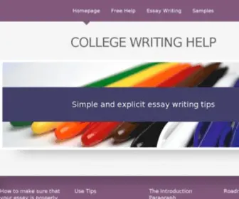 Collegewritinghelp.com(College Writing Help) Screenshot