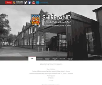 Collegiateacademy.co.uk(Shireland Collegiate Academy) Screenshot