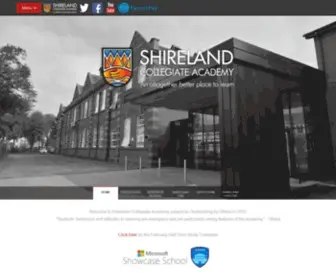 Collegiateacademy.org.uk(Shireland Collegiate Academy) Screenshot