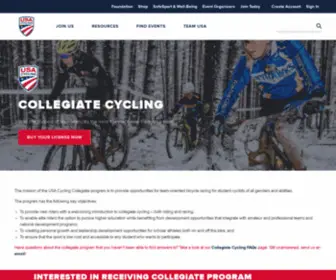 Collegiatecycling.org(Collegiatecycling) Screenshot