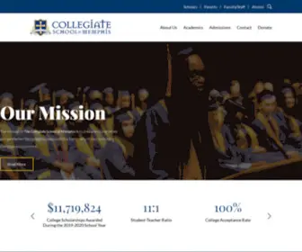 Collegiatememphis.org(The Collegiate School of Memphis) Screenshot