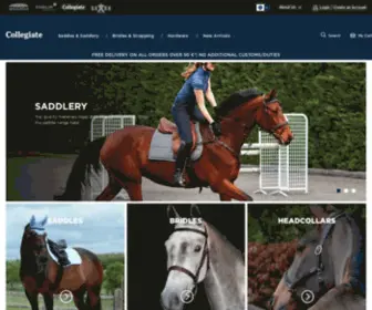 Collegiatesaddleryeu.com(The Official Collegiate Saddlery Website) Screenshot