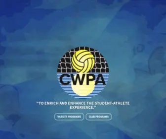 Collegiatewaterpolo.com(Collegiate Water Polo Association) Screenshot