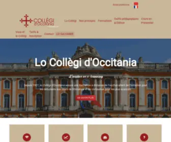 Collegioccitania.com(Collègi) Screenshot