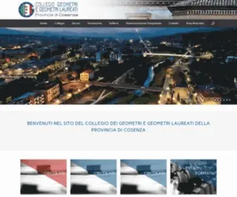 Collegiogeometrics.it(Collegio Geometri e Geometri Laureati) Screenshot