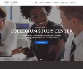 Collegiumstudycenter.org(Classical Christian Home Education) Screenshot