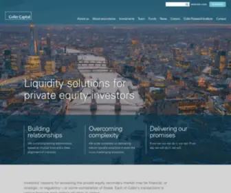 Collercapital.com(Coller Capital) Screenshot