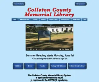 Colletonlibrary.org(Home) Screenshot