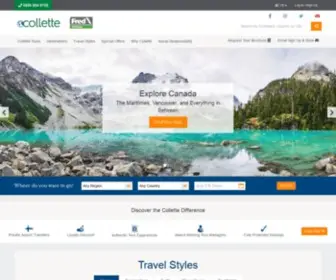 Collette.co.uk(Tour Packages) Screenshot