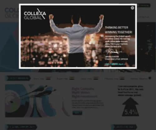 Collexaglobal.com(Collexa Global) Screenshot