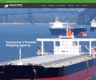 Colleywest.bc.ca(Colley West Shipping Ltd) Screenshot