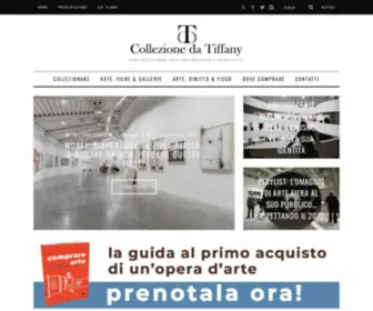 Collezionedatiffany.com(Come collezionare arte contemporanea) Screenshot