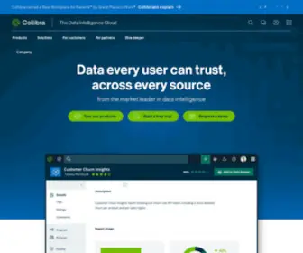Collibra.com(Get your enterprise United by Data) Screenshot