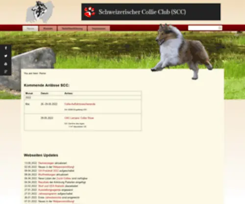 Collieclub.ch(CCS Collie) Screenshot