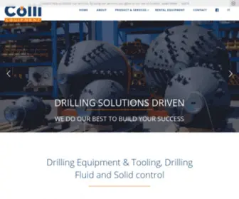 Colliequipment.it(Drilling Equipment & Tooling) Screenshot